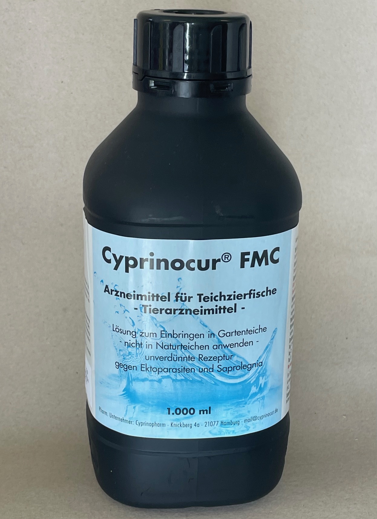 Cyprinocur FMC 1000ml (Ersatzprodukt für KOI MED® P'-Ex® Plus) 1 Cyprinocur FMC 1000ml (Ersatzprodukt für KOI MED® P'-Ex® Plus)